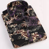 Printed Plaid Polka Dot Men Shirt Long-Sleeved Casual Shirts For Men
