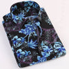 Printed Plaid Polka Dot Men Shirt Long-Sleeved Casual Shirts For Men
