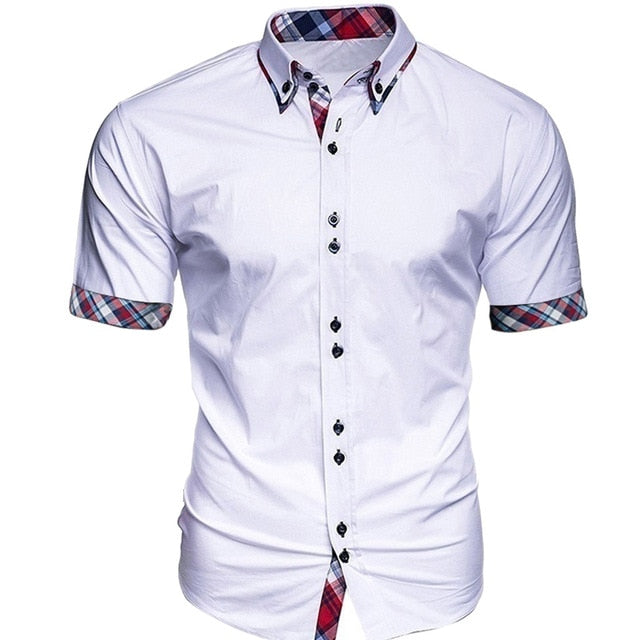 2019 New Arrivals Slim Fit Male Shirt Fashion Men's