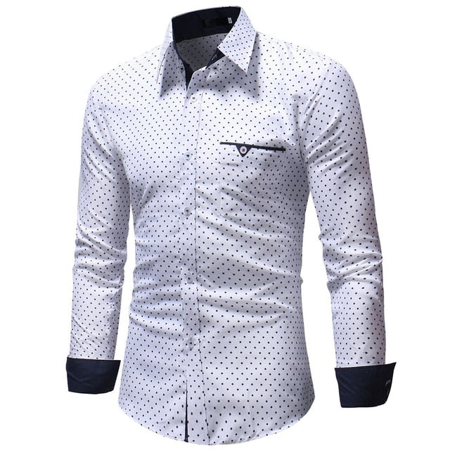 Fashion Men's Autumn Casual Shirts 2019 Long Sleeve